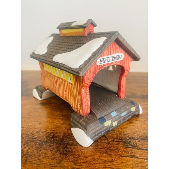 Department 56 Heritage Village Maple Creek Bridge Christmas Village 6 Inch Long - Picture 1 of 8